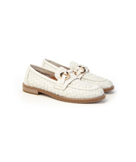 Pixy Mocassino 527204 pelle Intrecciata Donna