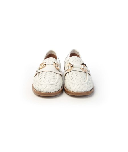 Pixy Mocassino 527204 pelle Intrecciata Donna
