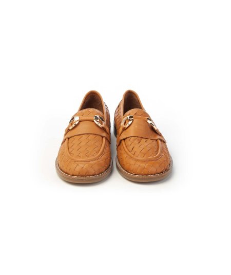 Pixy Mocassino 527204 pelle Intrecciata Donna