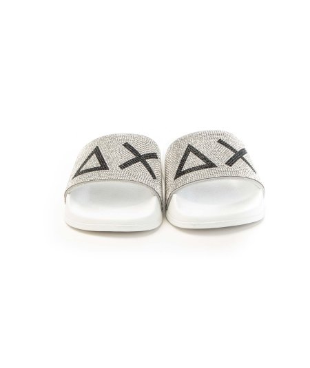 Sun68 Slippers X35205 Con Logo in Strass Sun68 Ciabatta Donna