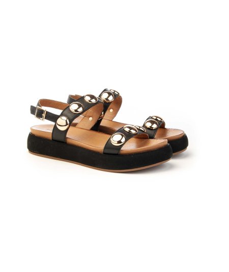 Inuovo Sandalo A96048 Donna Zeppa con Borchie