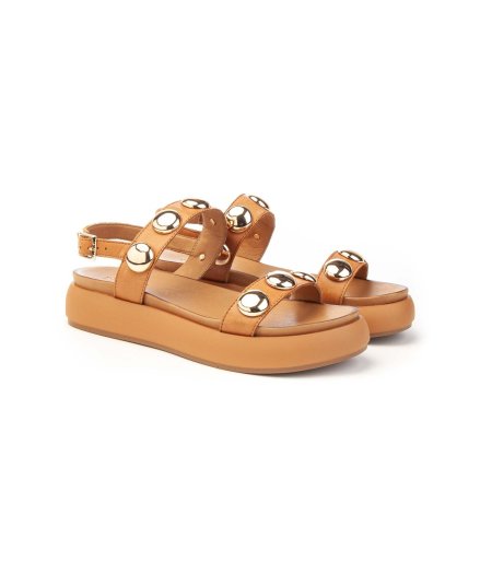 Inuovo Sandalo A96048 Donna Zeppa con Borchie