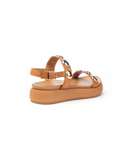 INUOVO A96048 SANDALO 2 FASCE BORCHIE