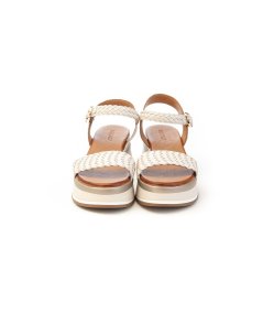Inuovo Sandalo A98021 Fascia Intrecciata Donna