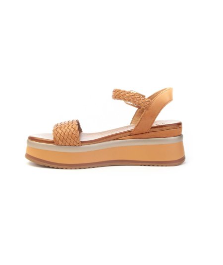Inuovo Sandalo A98021 Fascia Intrecciata Donna