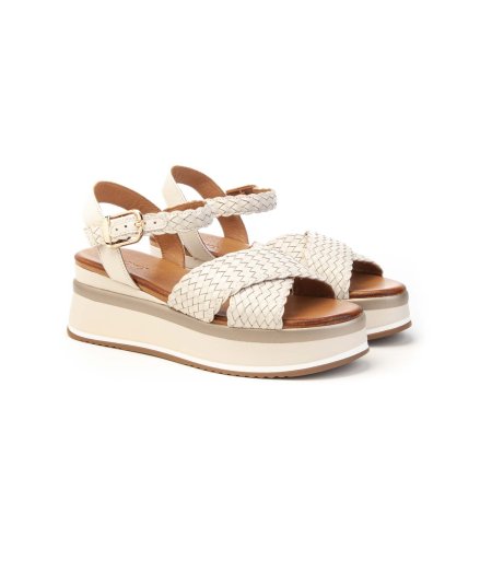 Inuovo Sandalo A98020 Intreccio x cross Donna