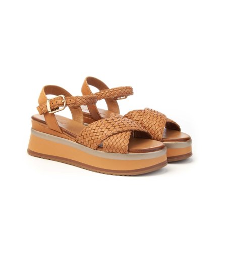 Inuovo Sandalo A98020 Intreccio x cross Donna