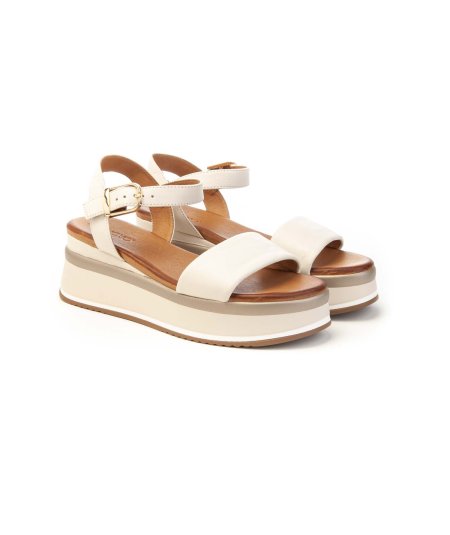 Inuovo Sandalo A98019 Donna con Fascia in nappa