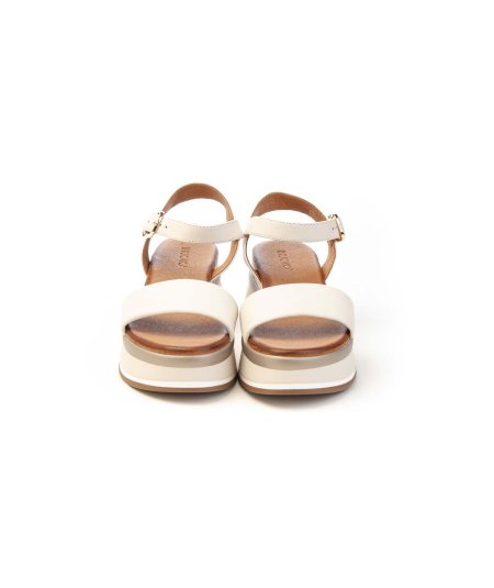 INUOVO A98019 SANDALO ZEPPA A FASCIA