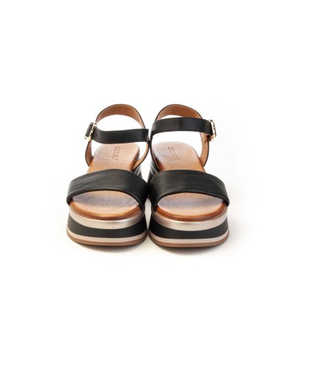 INUOVO A98019 SANDALO ZEPPA A FASCIA