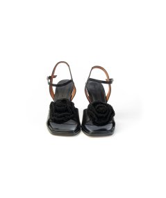 Angel Alarcon Sandalo 25078 con Fiore all'Uncinetto Donna