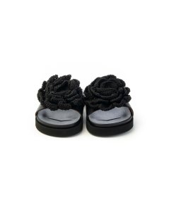 Angel Alarcon Ciabatta 25132 con accessorio Fiore all'uncinetto Donna