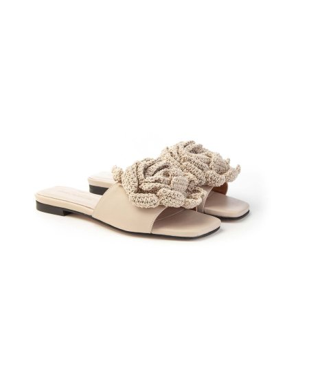 Angel Alarcon Ciabatta 25082 Nathalie Fiore uncinetto Donna