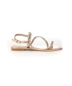 Spazio Corridoni 1 Milano Sandalo 4518 con treccina in pelle Donna