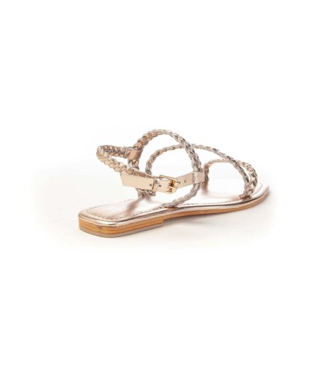 Spazio Corridoni 1 Milano Sandalo 4518 con treccina in pelle Donna