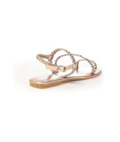 Spazio Corridoni 1 Milano Sandalo 4518 con treccina in pelle Donna