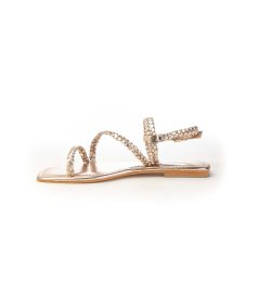 Spazio Corridoni 1 Milano Sandalo 4518 con treccina in pelle Donna