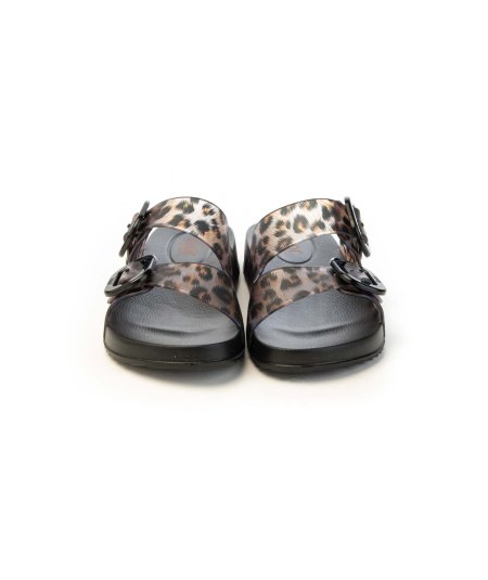 Igor S10336 Sandalo 2 Fasce Leopard Igor Sandalo Donna S10336